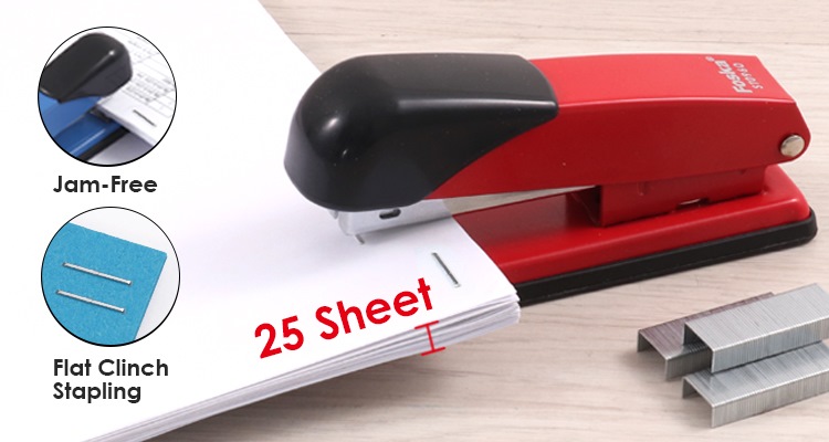 Jam-Free 25 Sheets Stapler