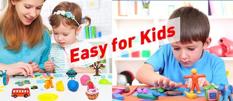 Plasticine Clay 12 Colors for Children 