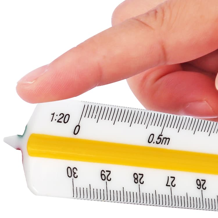 Rounded Edges Plastic Ruler