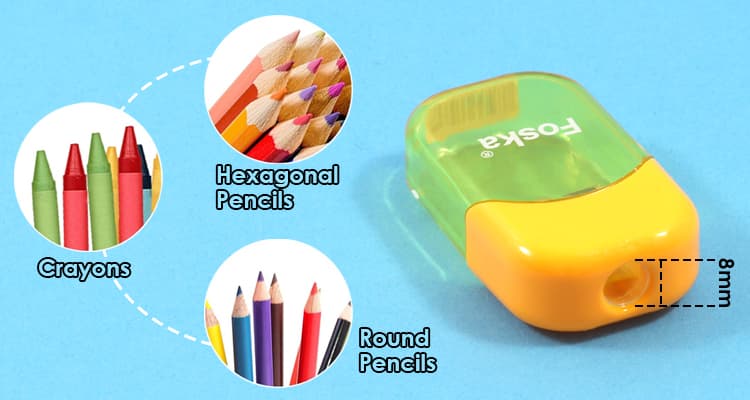 assorted color sharpener