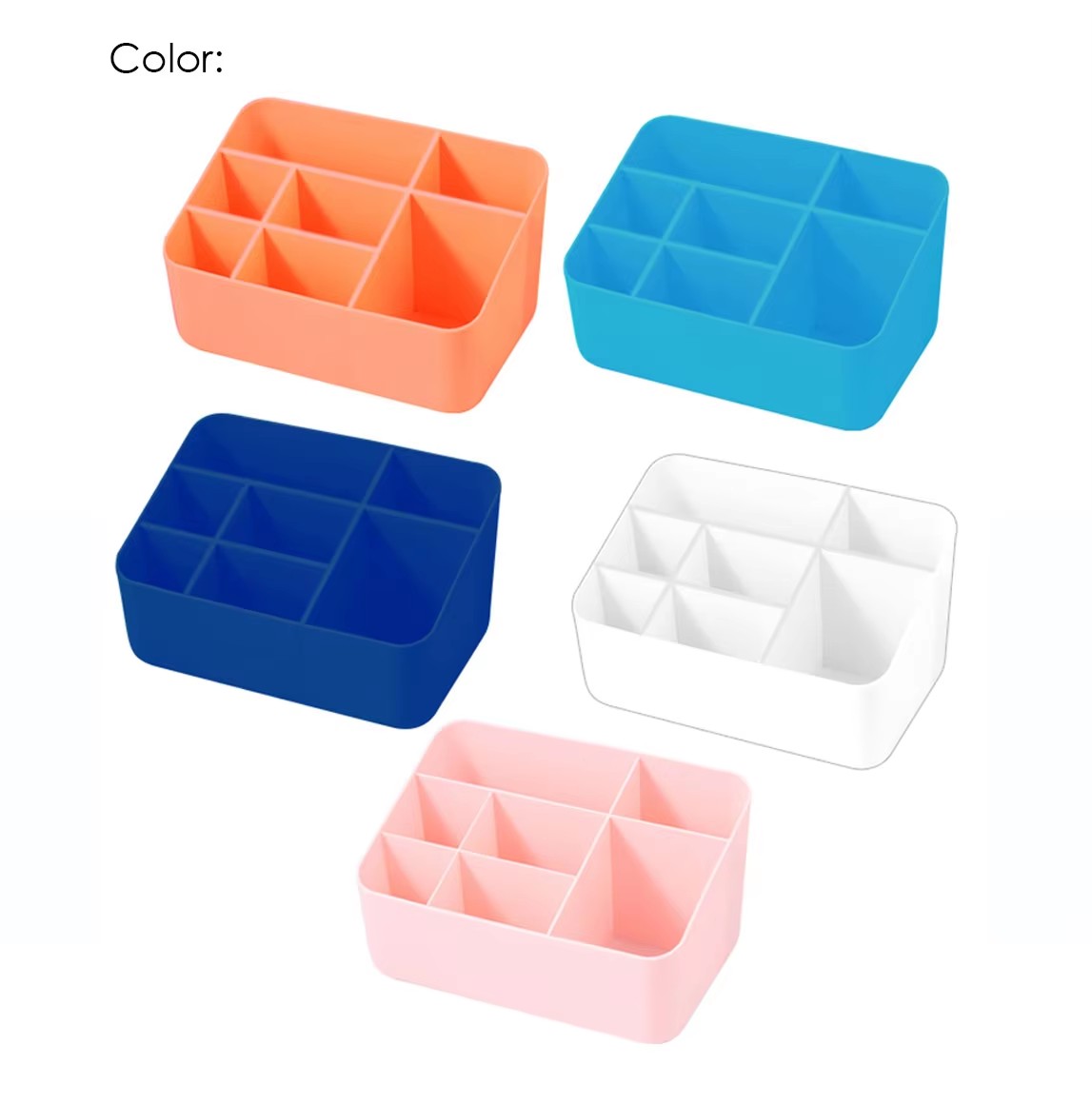 assorted color storage box for office