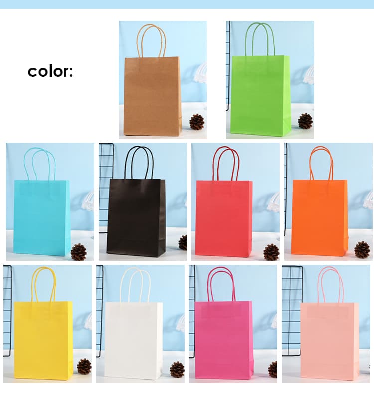 Colorful Paper Gift Bags