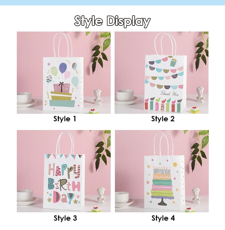 Colorful Paper Gift Bags