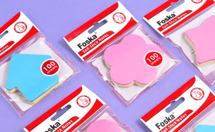 plastic small packaging Sticky notes