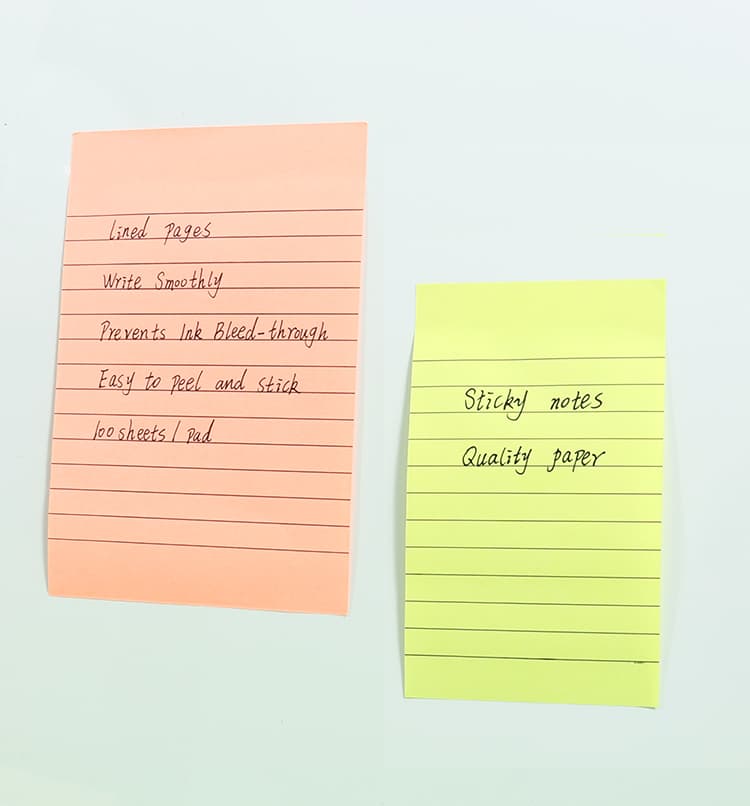 sticky notes