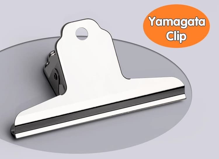 Metallic Silver Yamagata Ticket Clip