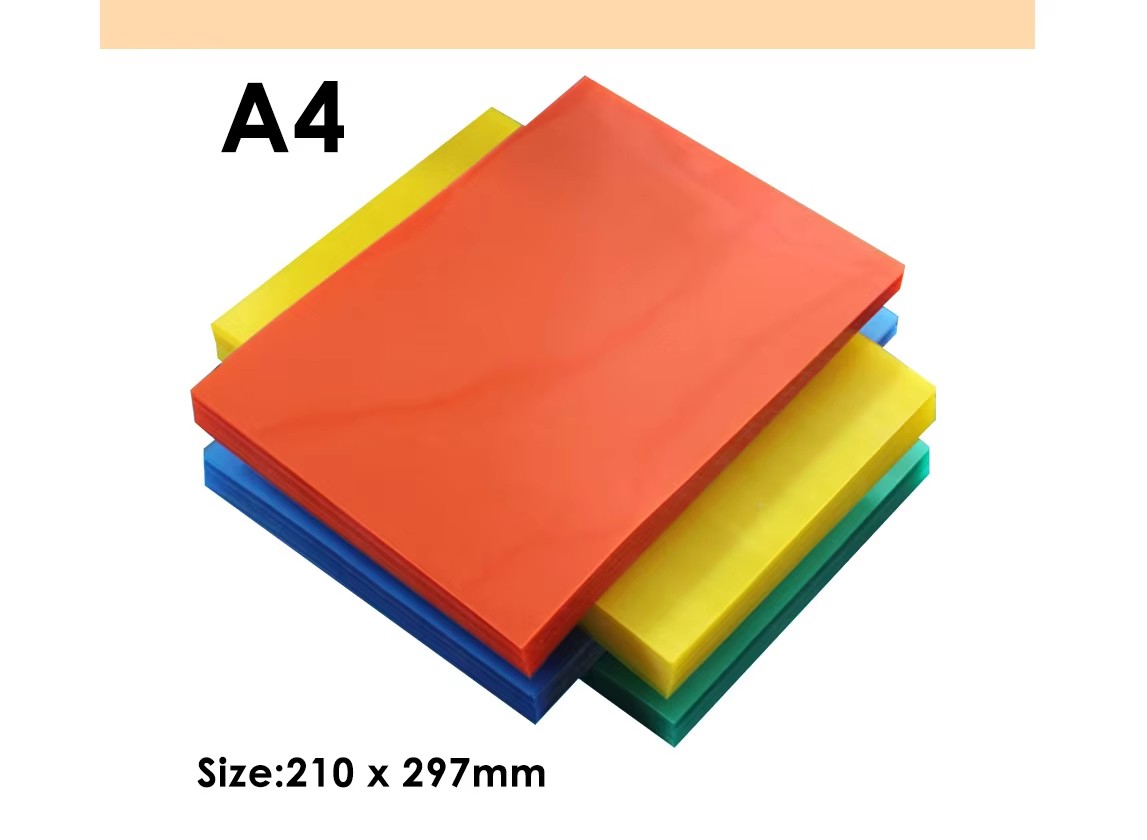 plastic A4 binding cover