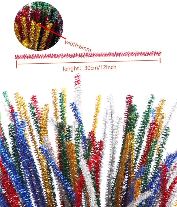 Glitter Chenille Stem 