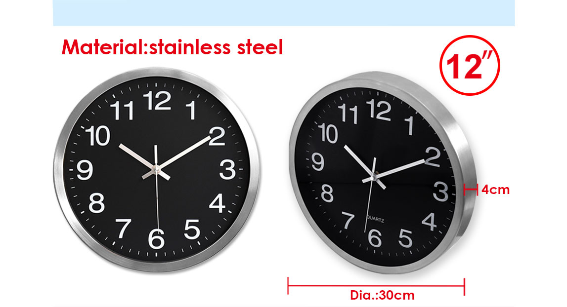 Round Quartz Wall clock