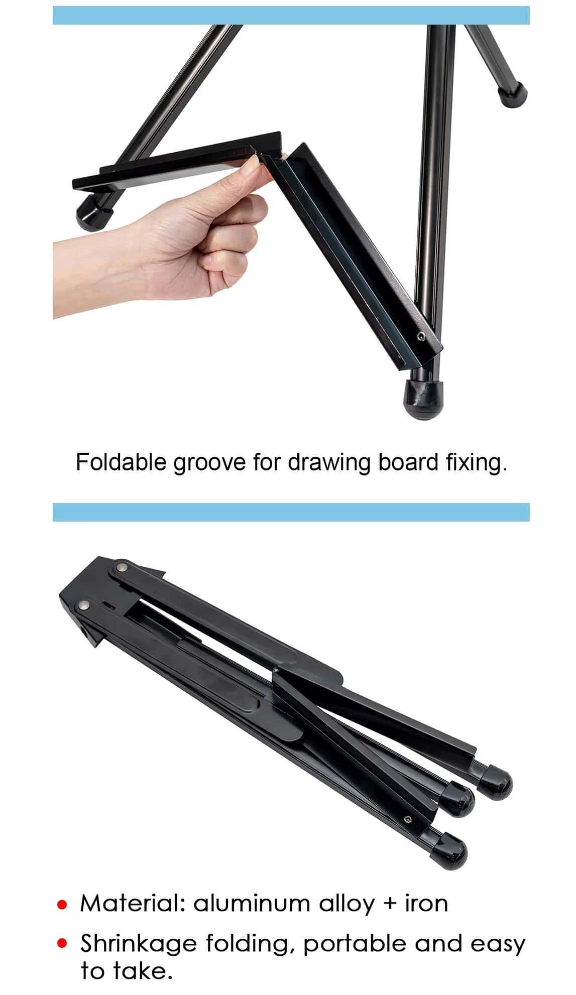Mini Foldable Metal Easel 