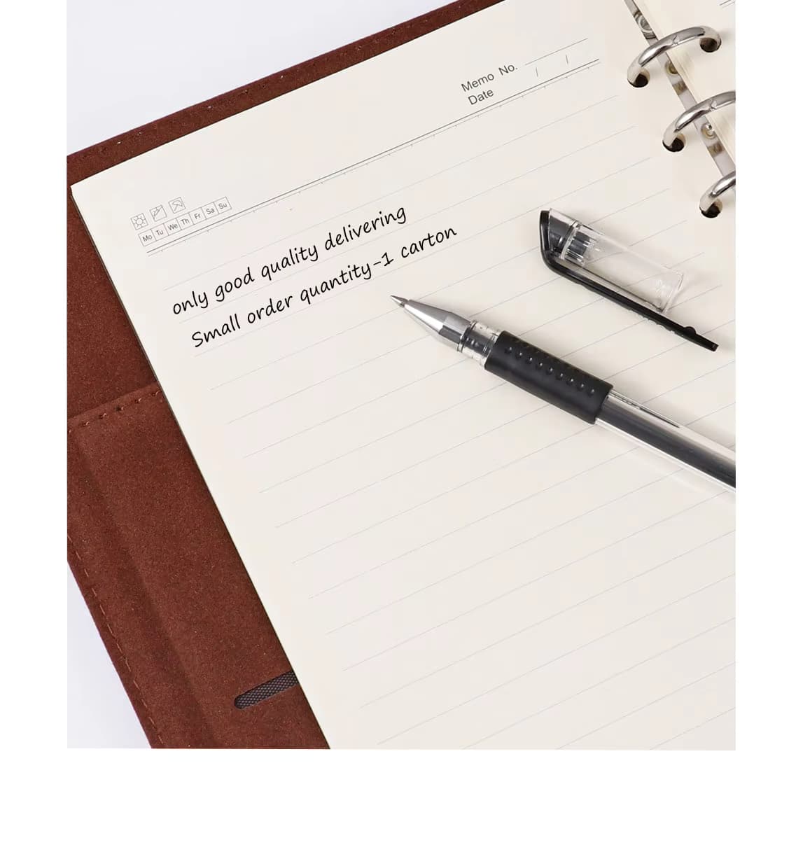 Adjustable Agenda Notebook