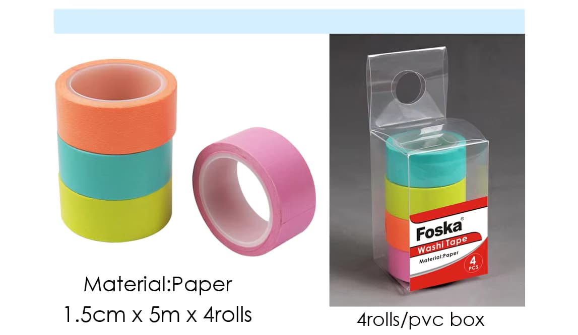 Assorted Colors Washi Tape