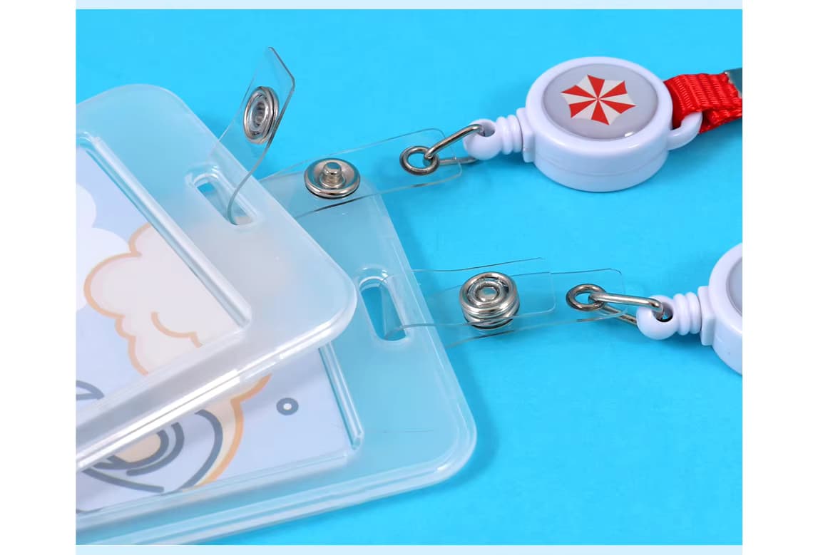 Transparent Name Card Badge