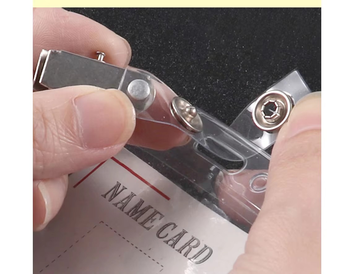 clear Name Badge