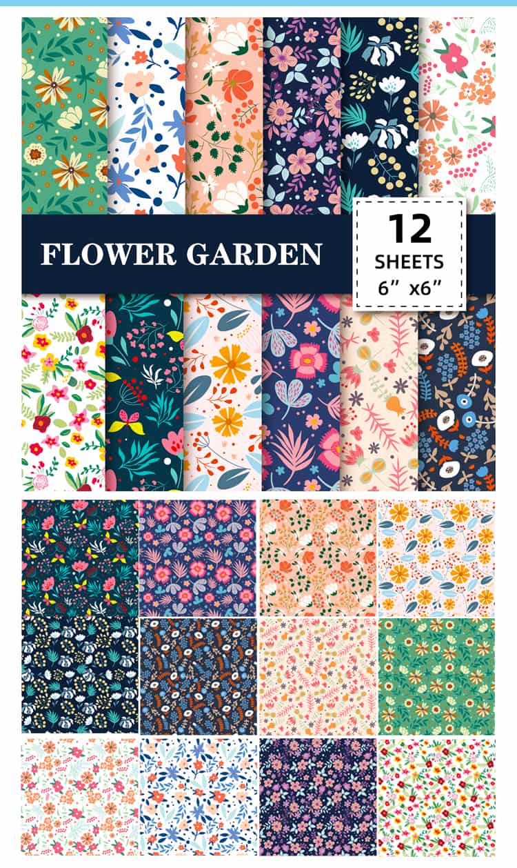 Colorful Scrapbook Paper