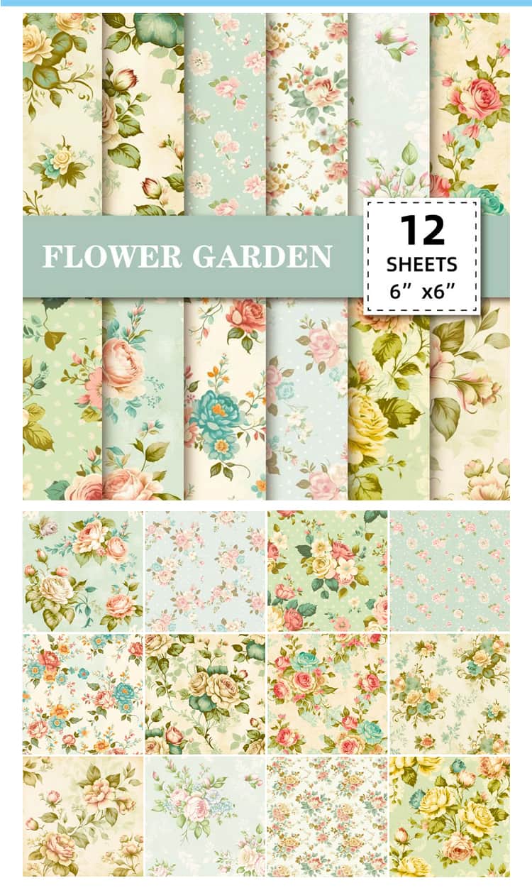 15cm*15cm Scrapbook Paper