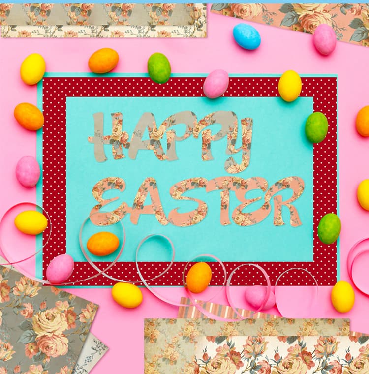 Bright-colored Scrapbook Paper