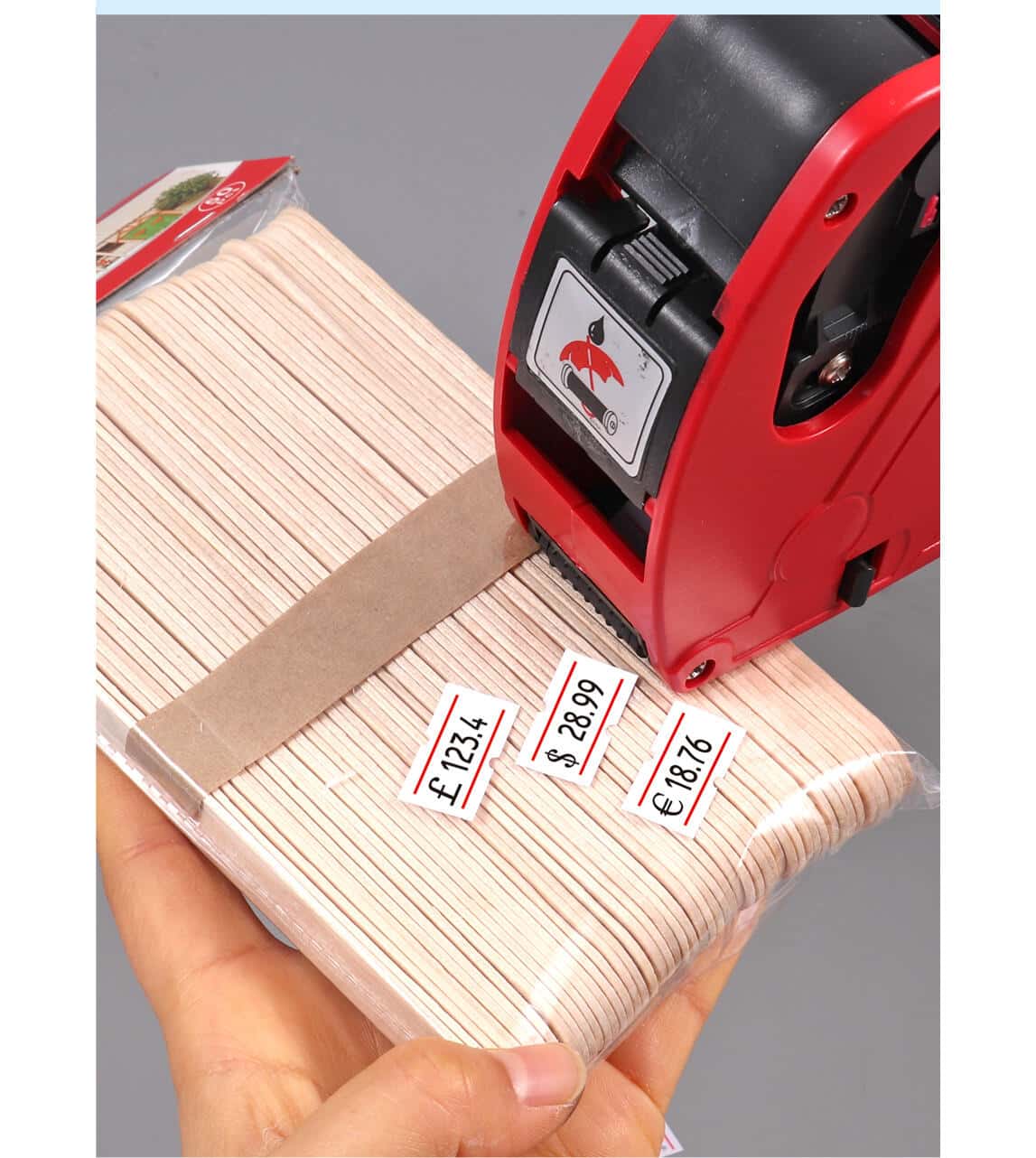 12X21mm price label
