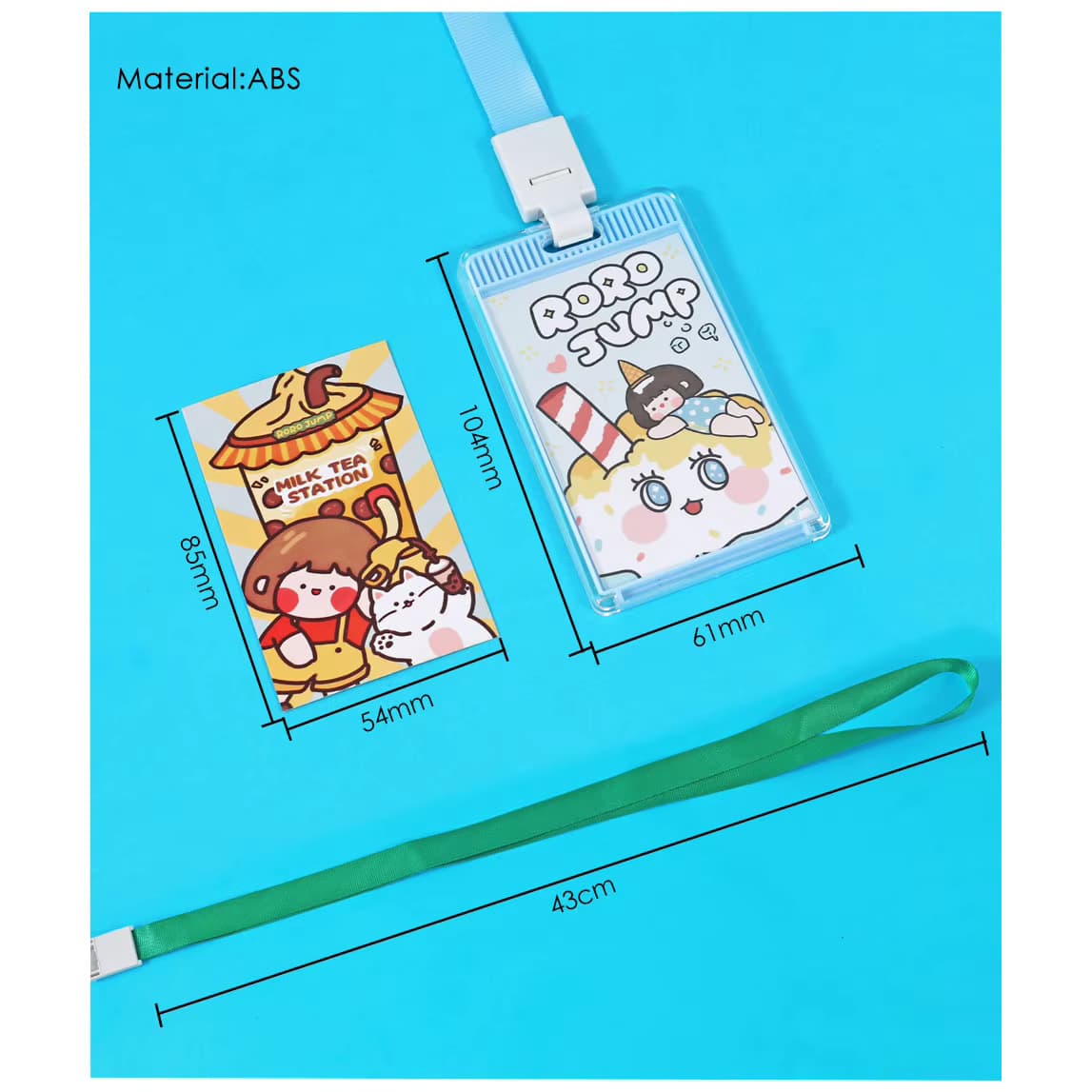 Kawaii Name Card Badge