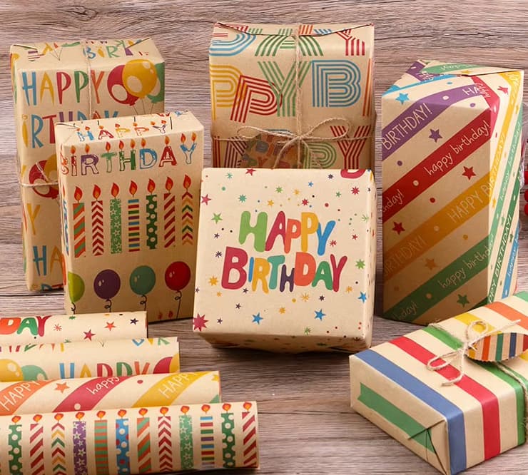  colorful packaging paper