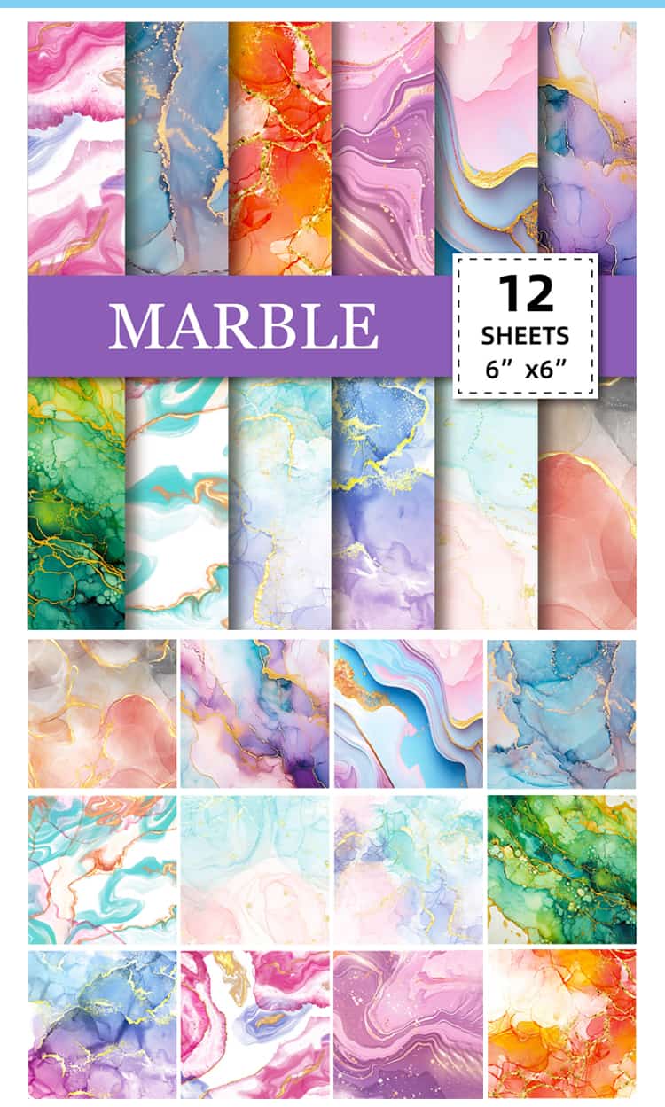 Marble Scrapbook Paper