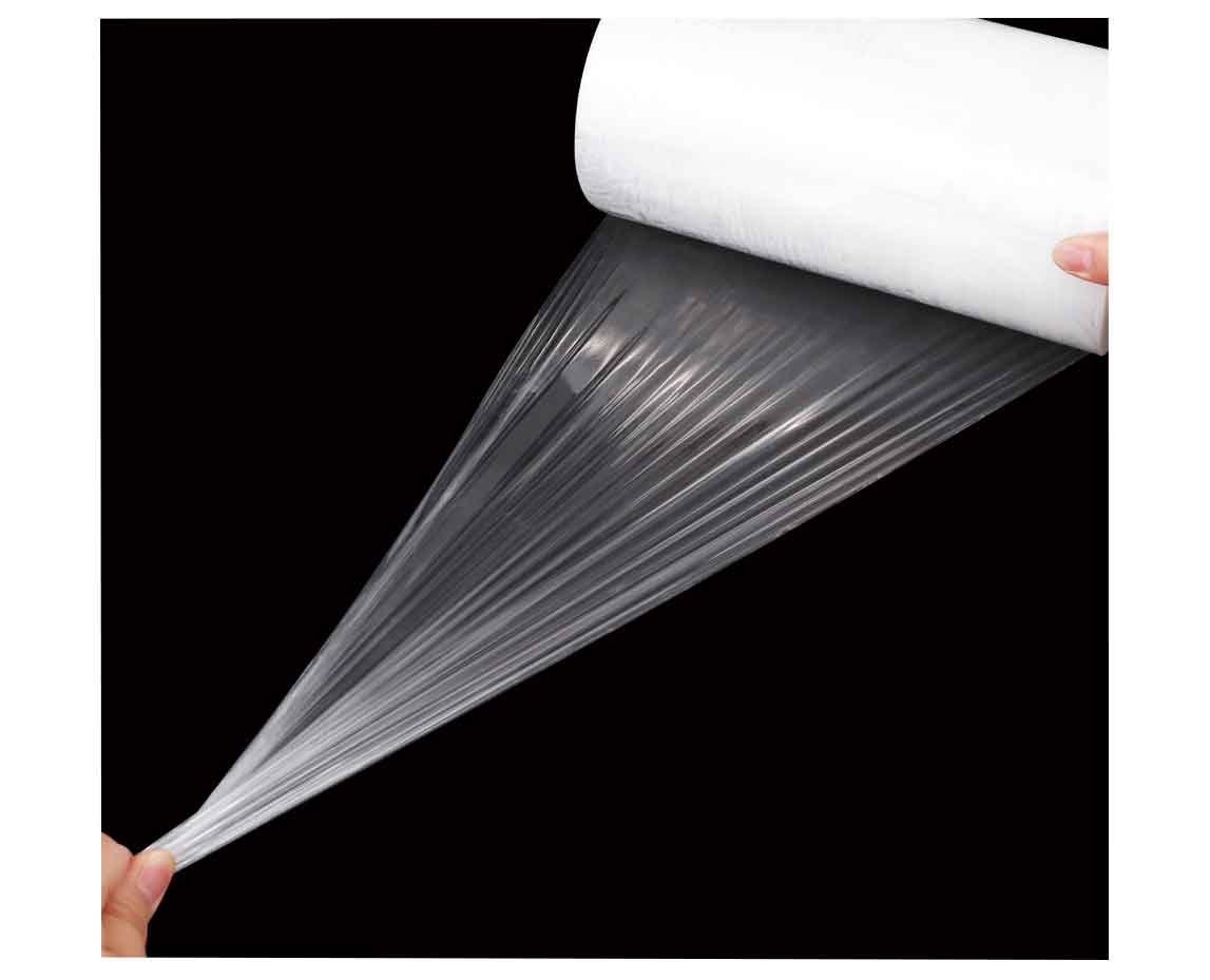 Clear Jumbo Mini PE Pallet Wrap 