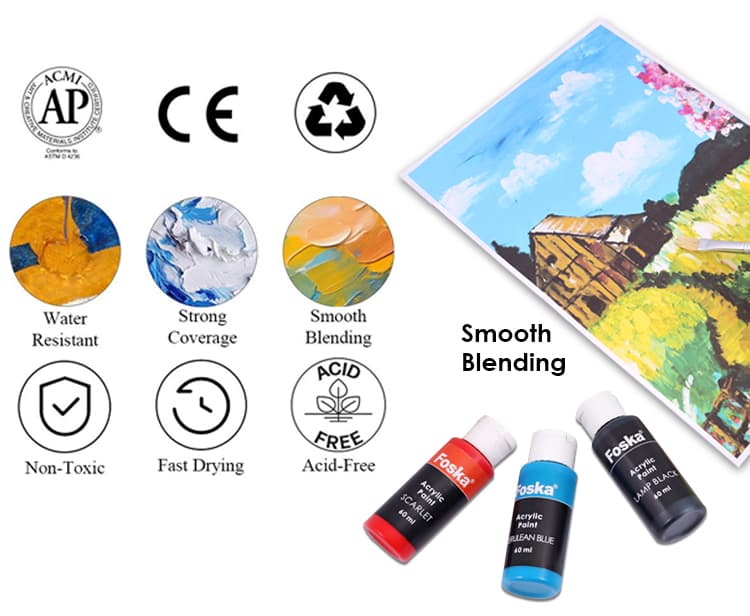 Acid-Free Acrylic Paint 