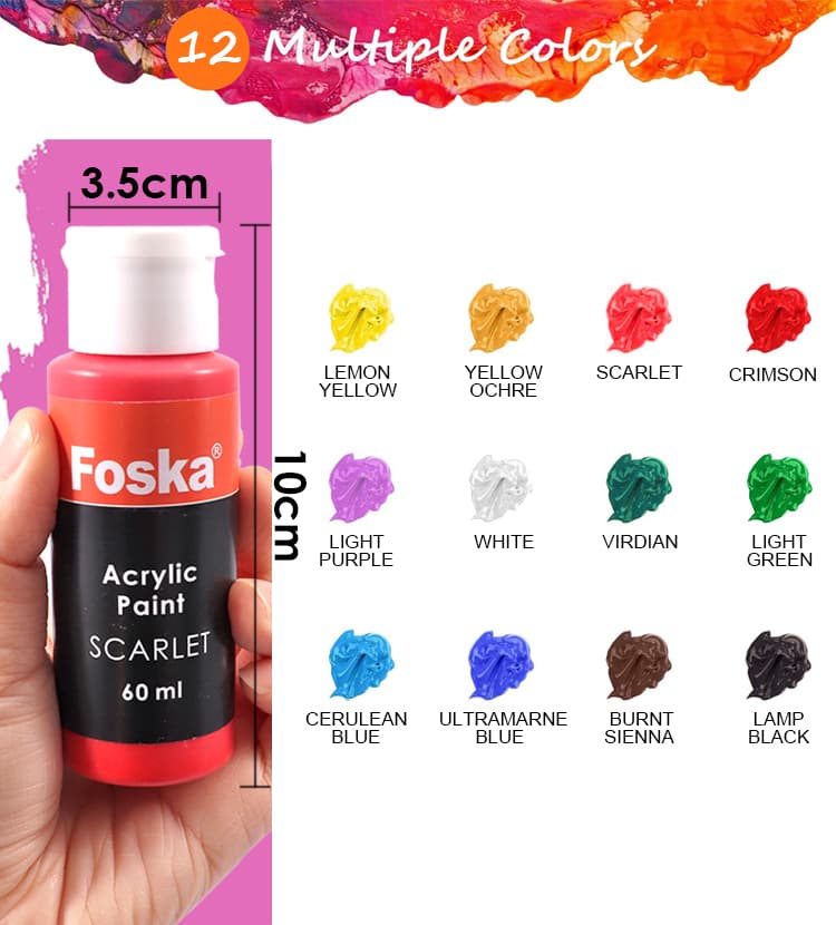 Assorted Colors Acrylic Paint