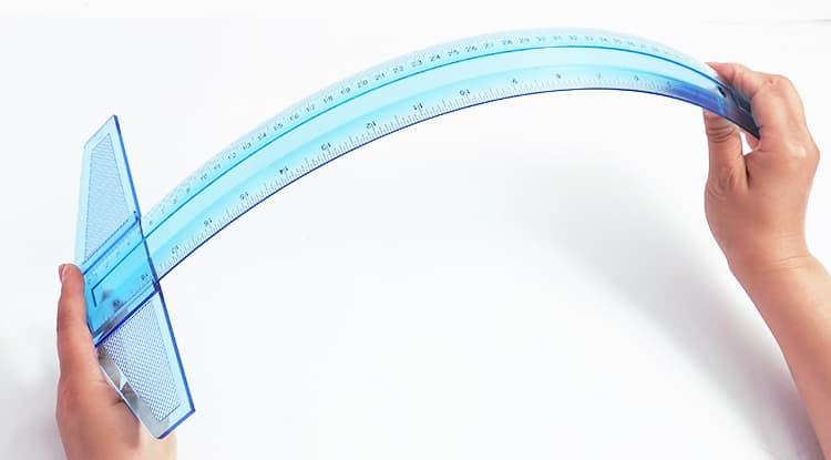 T-Plastic Ruler for Teaching