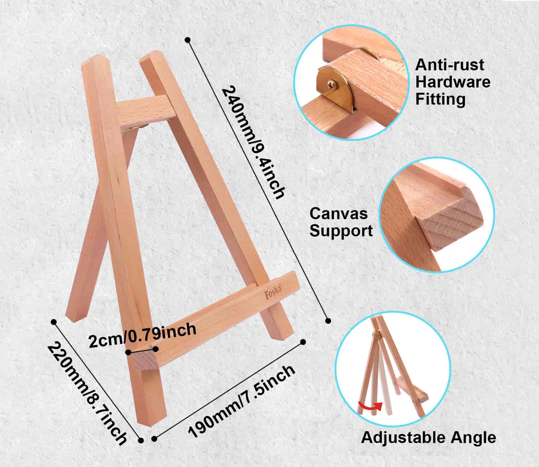 beech wood easel