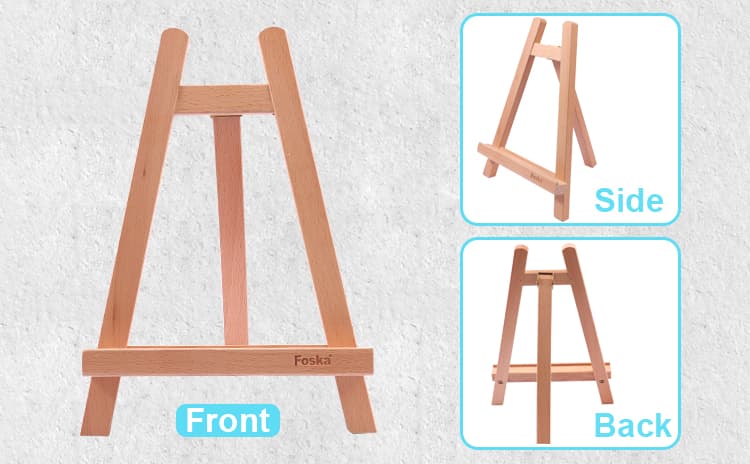 wood easel