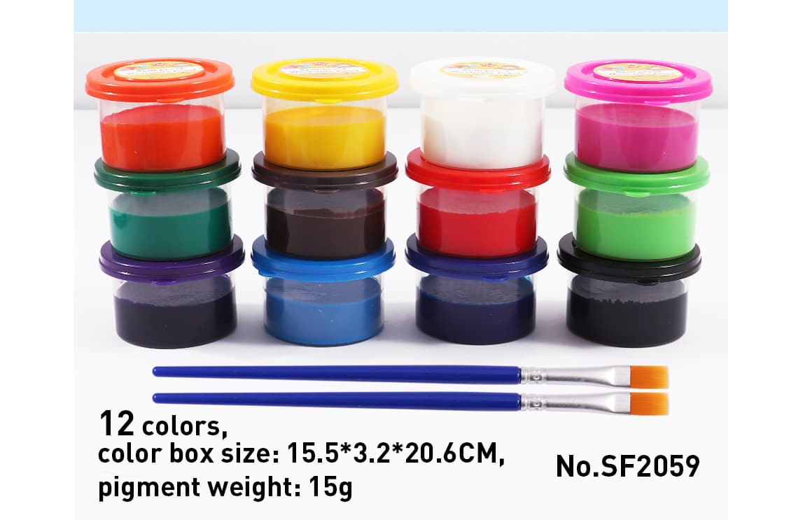 12 Colors Spill-proof  Washable Paint