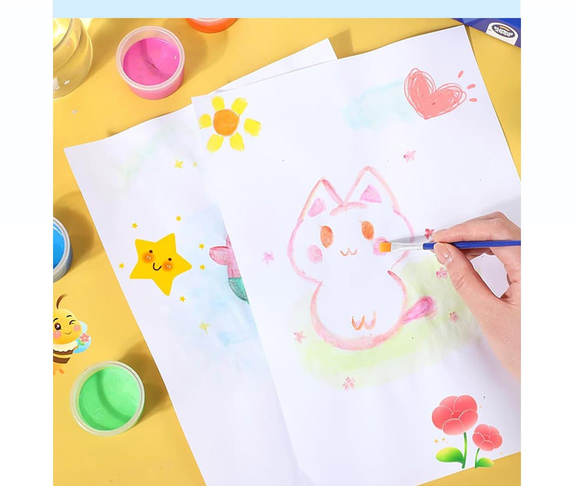 Colorful Spill-proof  Washable Paint