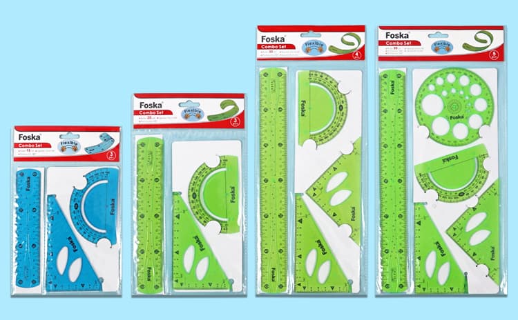 ruler set for school
