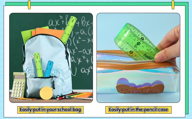 High Quality Flexible Combo Ruler Set 