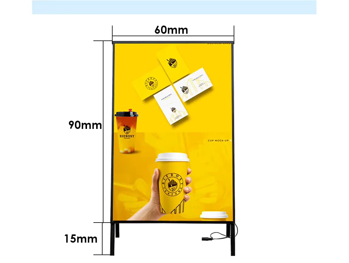 Metal LED Poster Frame