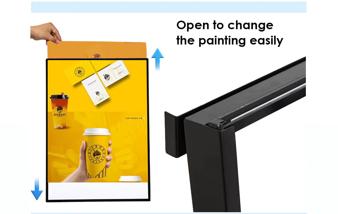 Mobile LED Poster Frame