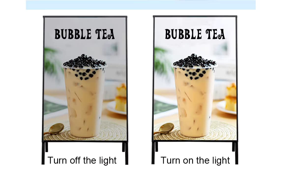 Good Quality Mobile LED Poster Frame