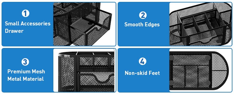 Mesh Desk Organizer