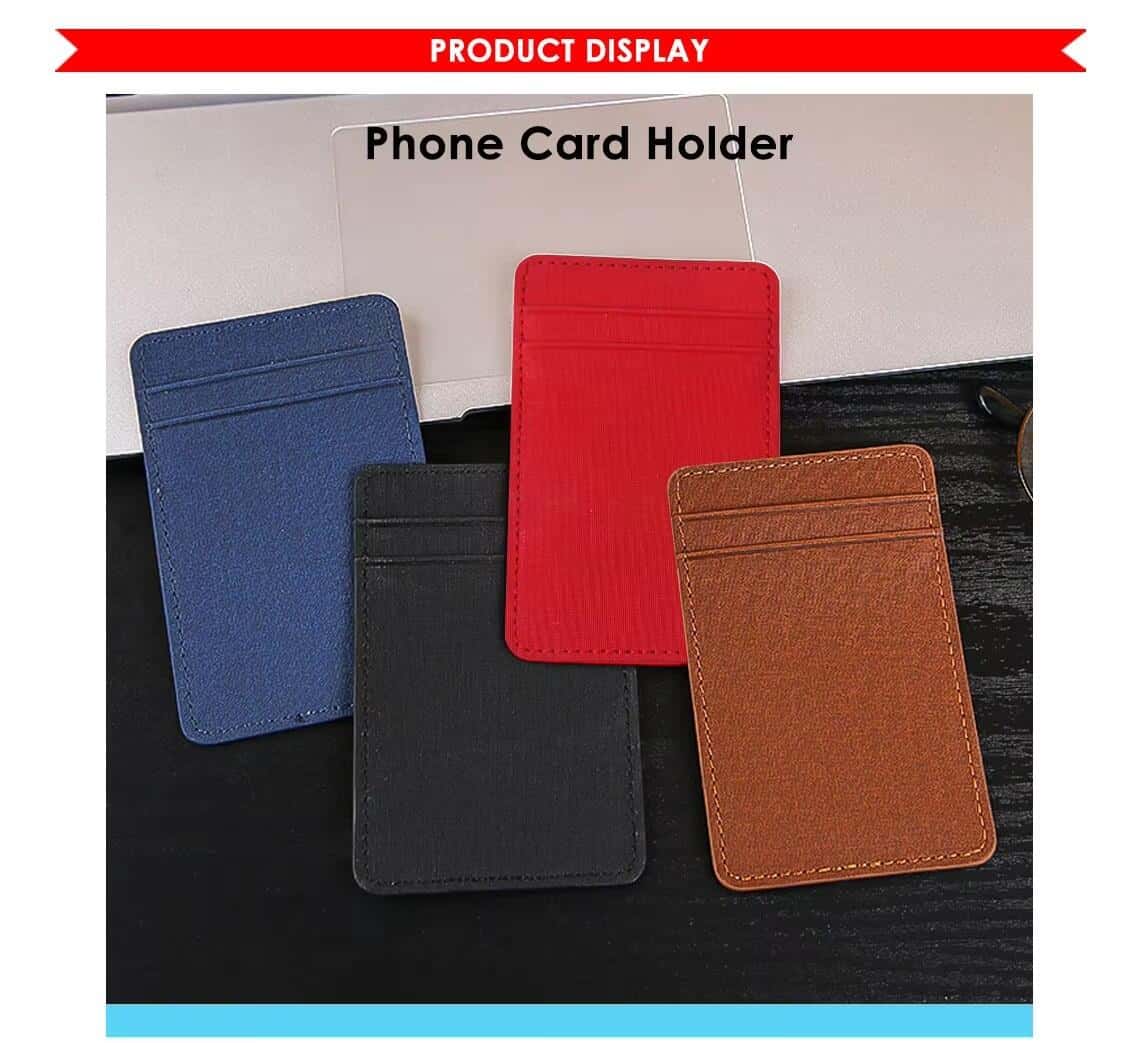 PU Phone Card Holder
