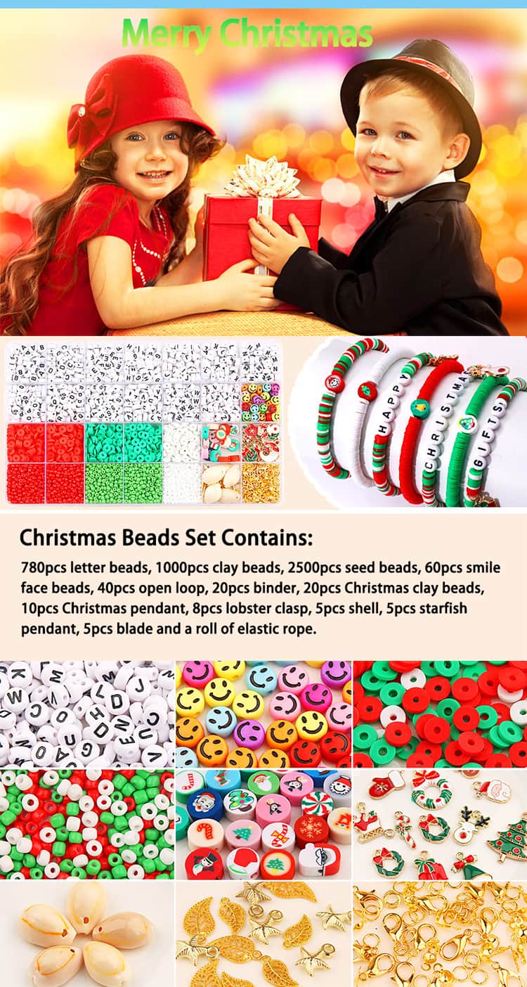 Christmas Series Clay Beads