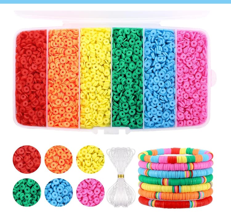 Beads with Safety Scissors