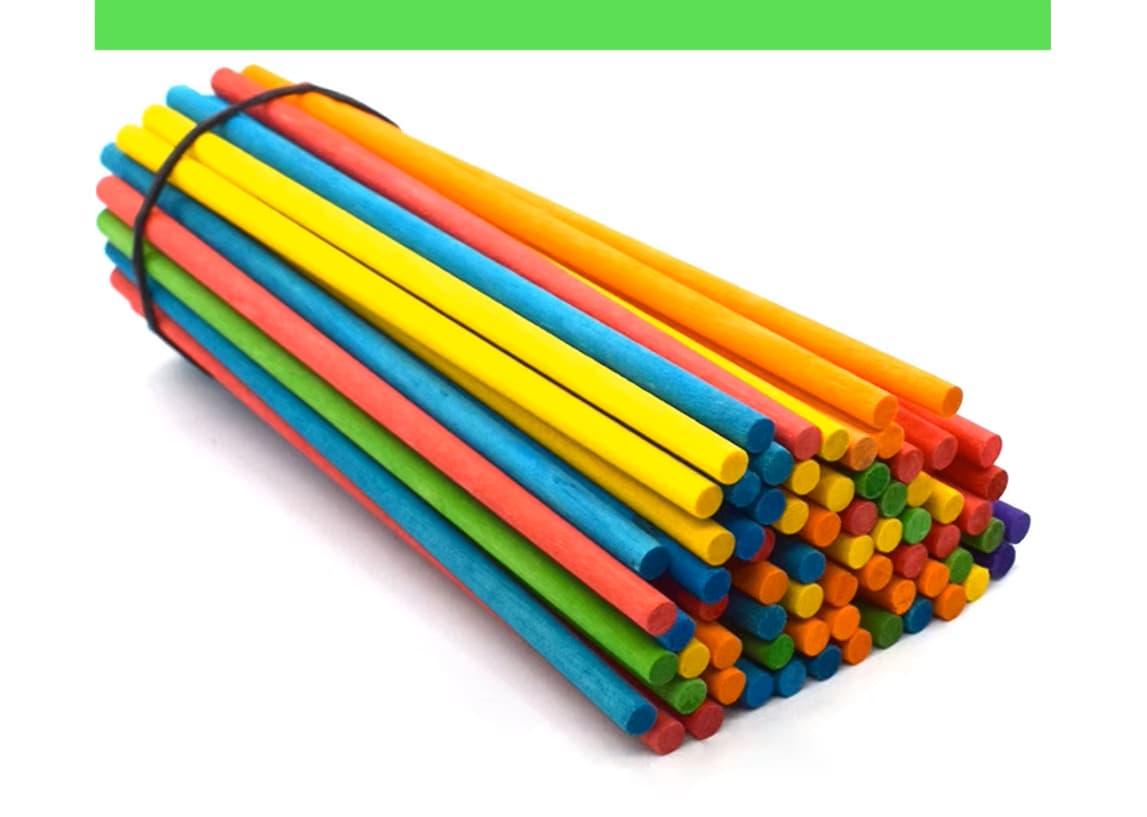 eco-friendly wooden sticks