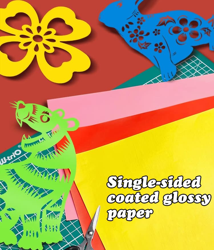 Single-sided coated glossy paper Single-sided coated glossy paper