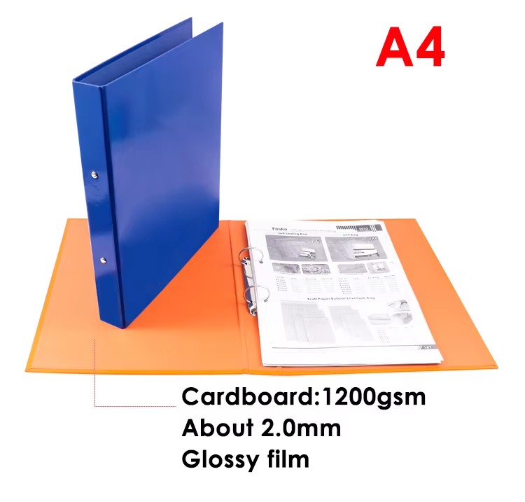 O ring PVC presentation binder O ring PVC presentation binder