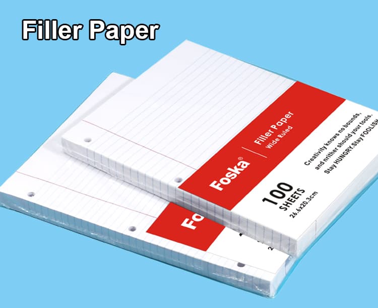 3-Hole Loose Leaf Refill Paper