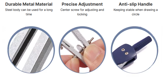 Metal Compass Divider Set Metal Compass Divider Set