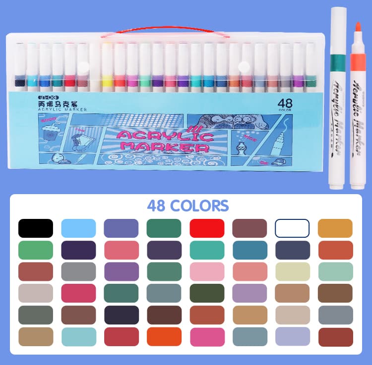  48 Colors Marker Pens