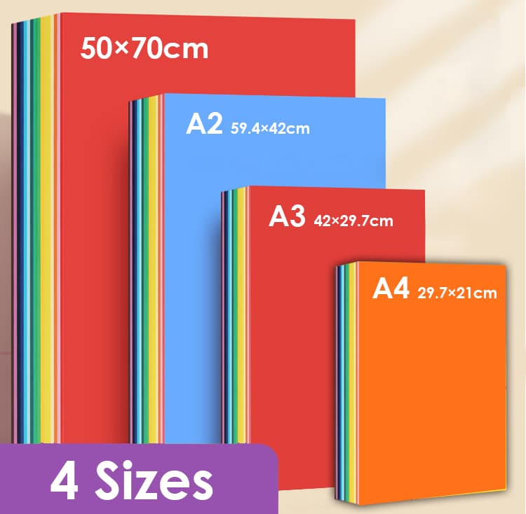 Different Size Bristol Paper Card