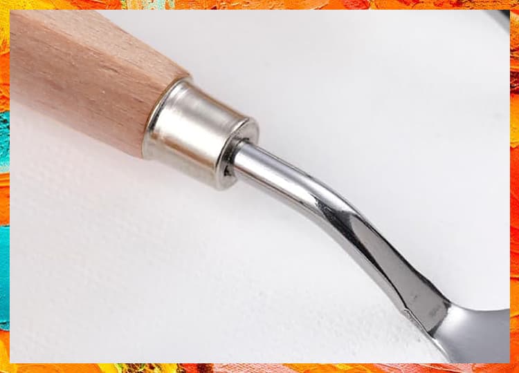 Wooden Handle painting Knife